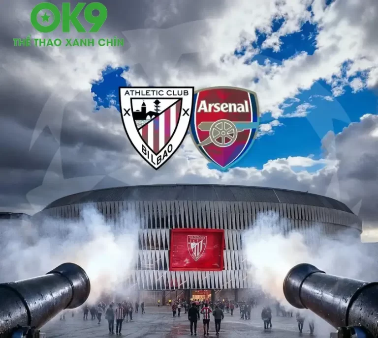 OK9 COOL – Đánh giá Trận Đấu Giữa Athletic Bilbao và Arsenal: Cuộc Đọ Sức Kịch Tính_692aa605435f4.webp