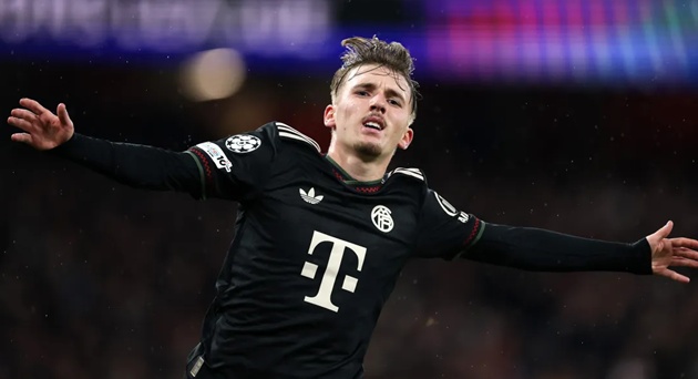 Karl ghi bàn lịch sử trong ngày Bayern thua Arsenal_6953721511116.jpeg