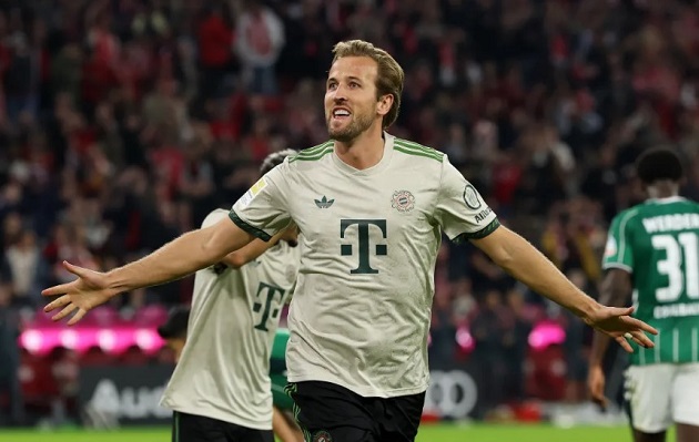 Bayern 4-0 Bremen: Kane cán mốc 100 bàn; Sao mai ghi điểm với Kompany_695ba6a2154d0.jpeg