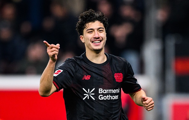 Cầu thủ gốc Việt Ibrahim Maza tỏa sáng trong chiến thắng 6-0 của Leverkusen_695ba4151edf8.jpeg